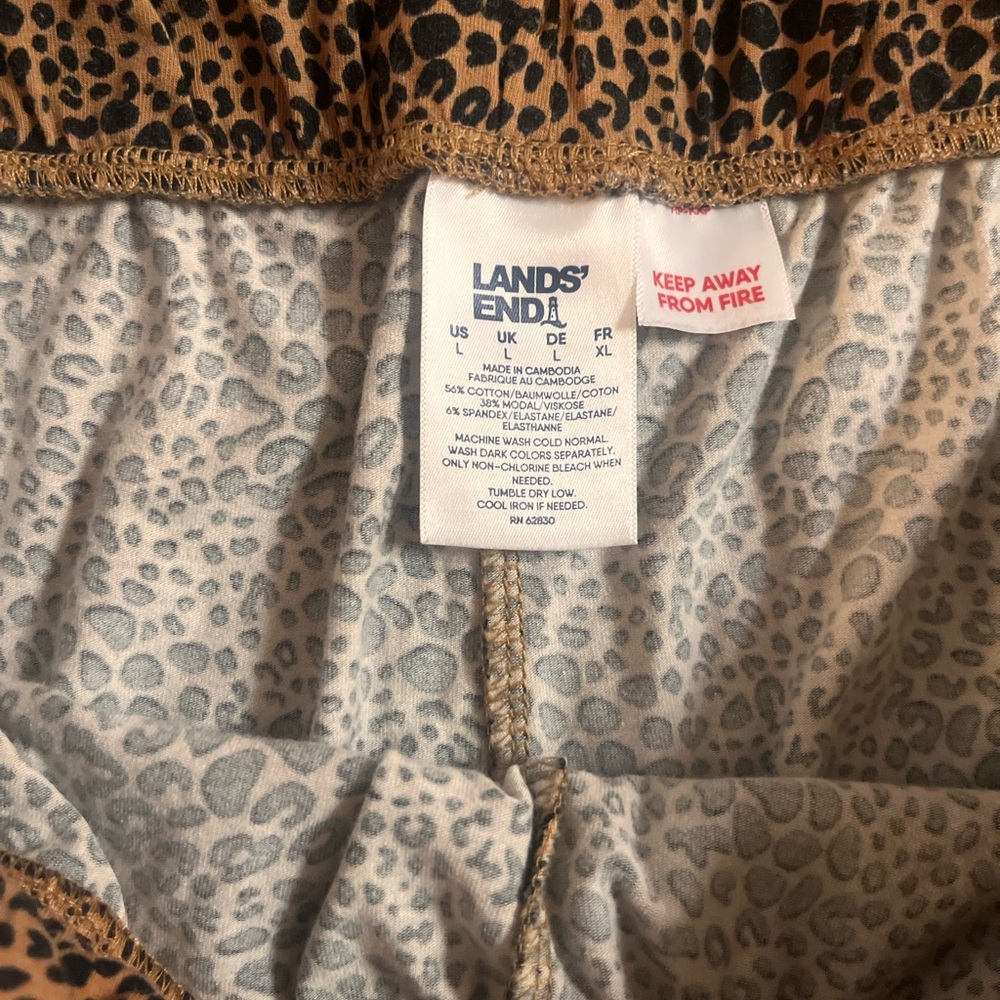 Lands' End Animal Print Sleepwear Set - Picture 2 of 4